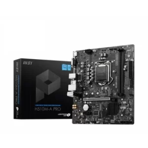 MSI H510M-A PRO Intel Socket 1200 Micro ATX Motherboard