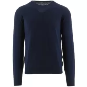 CC Collection Corneliani Navy Knitted Sweatshirt