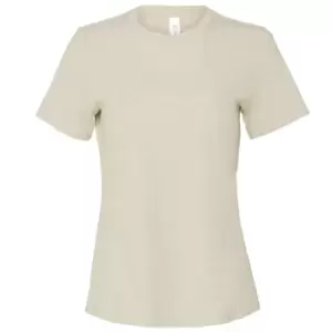 Bella + Canvas Womens/Ladies Heather Jersey Relaxed Fit T-Shirt (M) (French Vanilla)