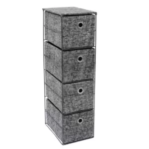 Jvl Urban Paper 4 Drawer Storage Unit