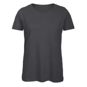 B&C Womens/Ladies Favourite Organic Cotton Crew T-Shirt (M) (Dark Grey)