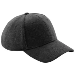 Beechfield Unisex Jersey Athleisure Baseball Cap (Pack of 2) (One Size) (Heather Graphite)