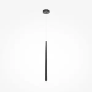 Maytoni Cascade Modern Slim Pendant Ceiling Light Black Integrated LED 4000K