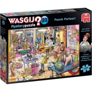 Jumbo Wasgij Mystery 23 Pooch Parlour 1000 Piece Jigsaw Puzzle