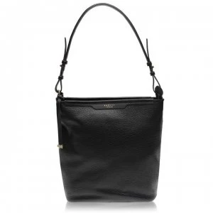 Radley Patcham Palace Medium Zip Top Hobo Bag - BLACK