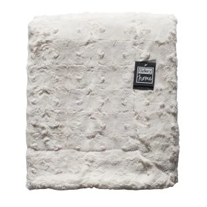 Robert Dyas Gallery Stellan Fur Throw - Cream