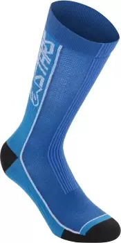 Alpinestars Summer 22 Socks, black-blue, Size L, black-blue, Size L