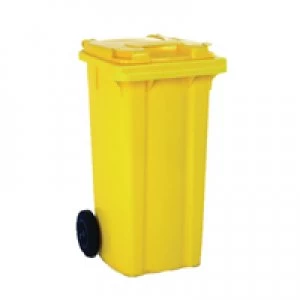 Slingsby Refuse Container 80 Litre 2 Wheel Yellow 331275