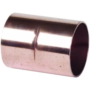 Wickes End Feed Straight Coupling - 15mm Pack of 10