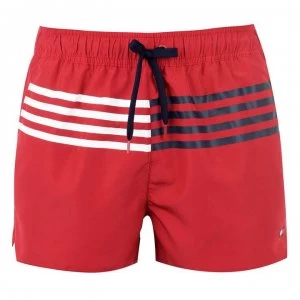 Tommy Bodywear Tommy Med 4 Stripe Trunks - Red