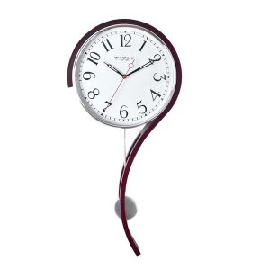 Curved Pendulum Wall Clock