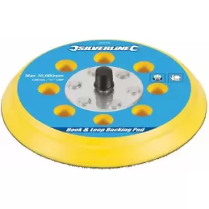 Silverline - Hook & Loop Backing Pad - 125mm / 5/16" unf