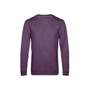 B&C Mens Set In Sweatshirt (M) (Heather Purple)