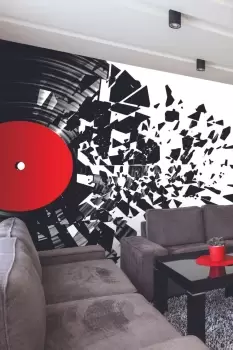 Smashed Vinyl Wall Mural
