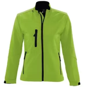 SOLS Womens/Ladies Roxy Soft Shell Jacket (Breathable, Windproof And Water Resistant) (S) (Absinth Green)