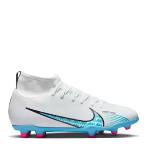 Nike Mercurial Superfly Club DF Junior FG Football Boots - White