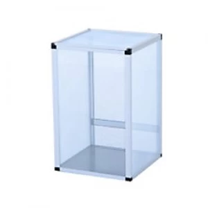 PawHut Reptile Cage Silver 450 mm x 450 mm x 800 mm