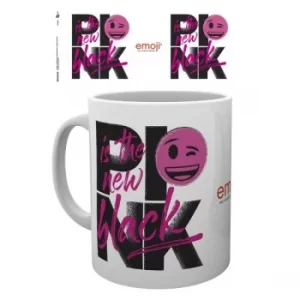 Emoji Pink is the New Black Mug