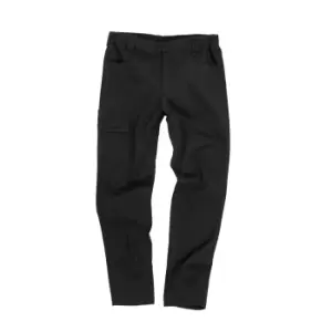 Result Mens Work Guard Stretch Slim Chinos (3XL) (Black)