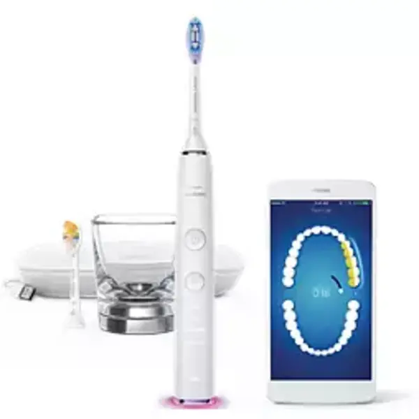 Philips Sonicare Smart HX9924/02 DiamondClean White Sonic Electric Toothbrush