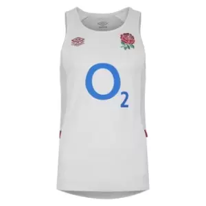 Umbro England Rugby Gym Vest 2023 2024 Adults - Grey