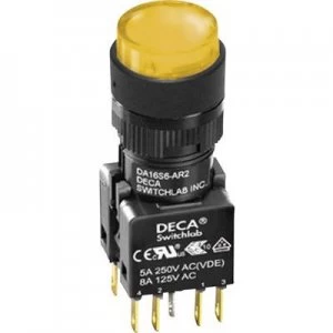 DECA ADA16S6 MR1 B2KO Pushbutton 250 V AC 5 A 1 x OffOn IP65 momentary