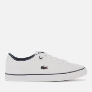 Lacoste Kids Lerond Trainers - White/Navy - UK 12 Kids