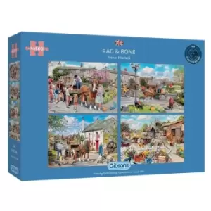 Rag & Bone 4 x 500 Piece Jigsaw Puzzles