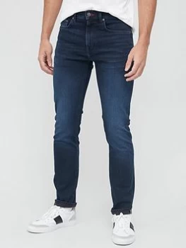 Tommy Hilfiger Bleecker Power Stretch Slim Fit Jeans - Indigo, Blue/Black, Size 34, Length Regular, Men