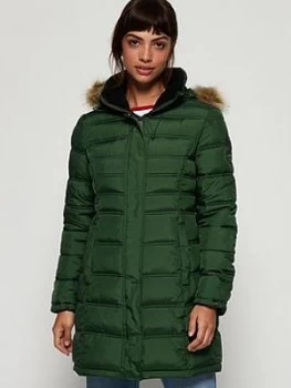 Superdry Mountain Super Fuji Jacket - Green, Size 6, Women