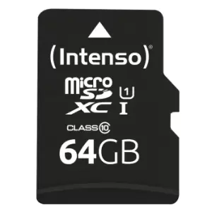 Intenso 3424490 memory card 64GB MicroSD UHS-I Class 10