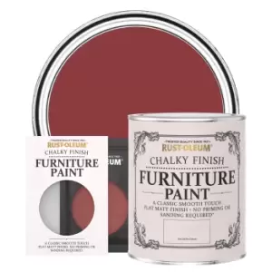 Rust-Oleum Chalky Furniture Paint - EMPIRE RED - 750ml