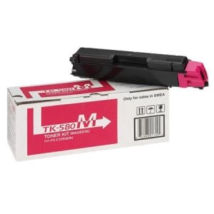 Kyocera TK580M Magenta Laser Toner Ink Cartridge