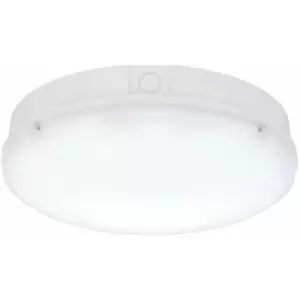 Gloss White IP65 Bulkhead Light - 18W cct smd LED Module - Emergency Lighting