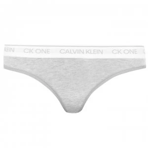 Calvin Klein ONE Cotton Thong - Grey