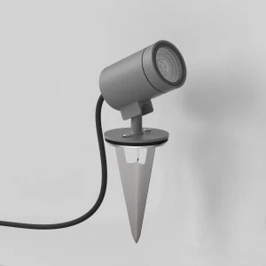 Spike Spot LED Outdoor Spotlight Textured Grey IP65