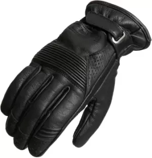 Lindstrands Lauder Motorcycle Gloves, black, Size S M, black, Size S M