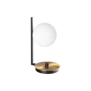 Birds Globe Table Lamp Black