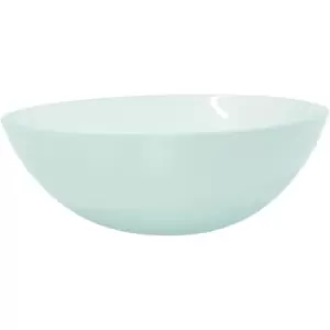 Vidaxl - Basin Glass 50x37x14cm Frosted Cream