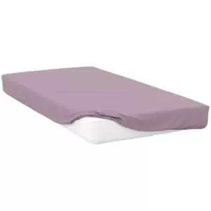 Belledorm 400 Thread Count Egyptian Cotton Extra Deep Fitted Sheet (Kingsize) (Mulberry) - Mulberry