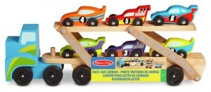 Melissa and Doug Jumbo Race Car Carrier.