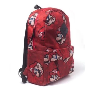 Nintendo - Super Mario Bros. Sublimation Print Backpack - Red