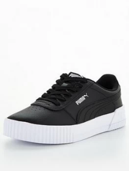 Puma Puma Carina L, Black/White, Size 3, Women