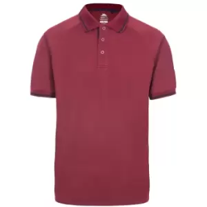 Trespass Mens Bonnington Polo Top (XS) (Merlot)