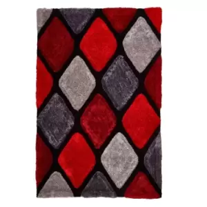 Think Rugs Noble House Rug 9247 Grey Red 150X230cm