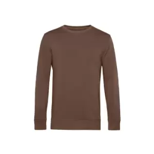 B&C Mens Organic Crew Neck Sweat (M) (Mocha)