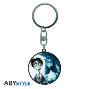 Corpse Bride - Victor & Emily Metal Keychain