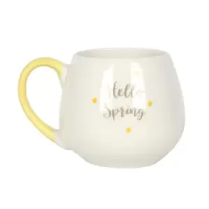 Hello Spring Ceramic Rounded Mug