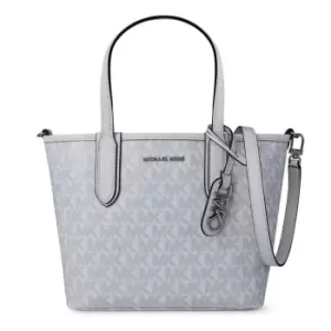 Michael Kors Eliza Small Monogram Tote Bag - White