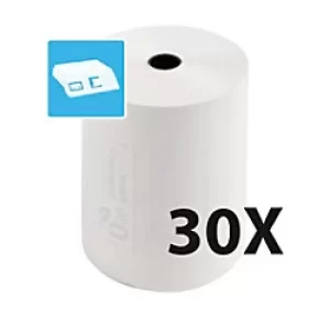 Exacompta Receipt Rolls 1Ply Thermal, 55g, 80x60, 3 Sets of 10 Rolls